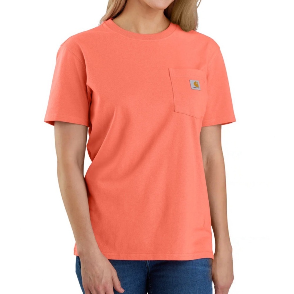 Carhartt WOMEN'S original fit HEAVYWEIGHT SHORT-SLEEVE POCKET T-SHIRT